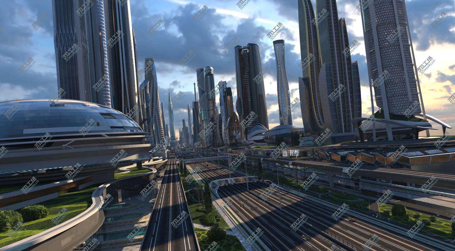 images/goods_img/20210113/Future City. Day. Main Street 3D model/2.jpg